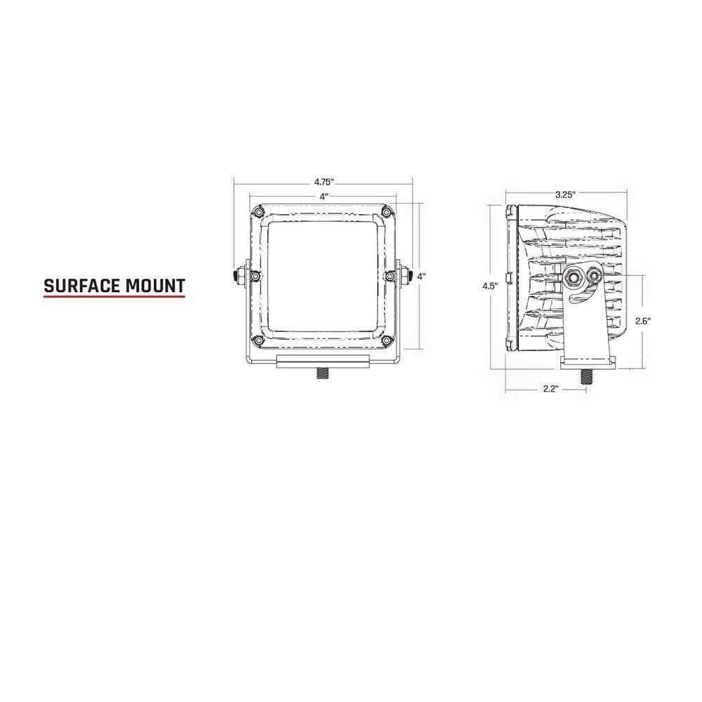 RIGID Industries Qualifies for Free Shipping RIGID D-Xl Pro Diffused Pair Black #322313