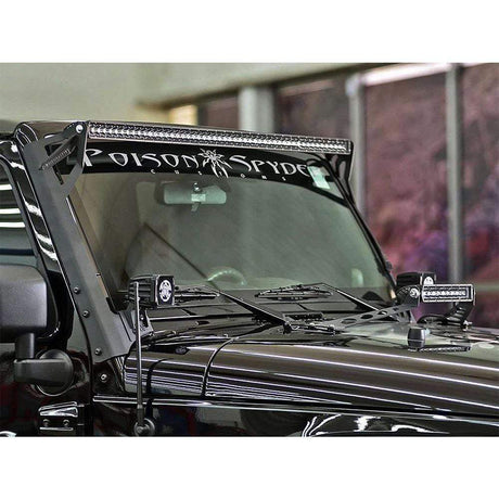 RIGID Fit 07-Current Jeep JK Brow Mount Kit #40131