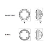 RIGID R-Series 46" Pro Driving Pair Black #833513