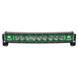 RIGID Industries Qualifies for Free Shipping RIGID Radiance Plus 20" Curved Green Backlight #32003