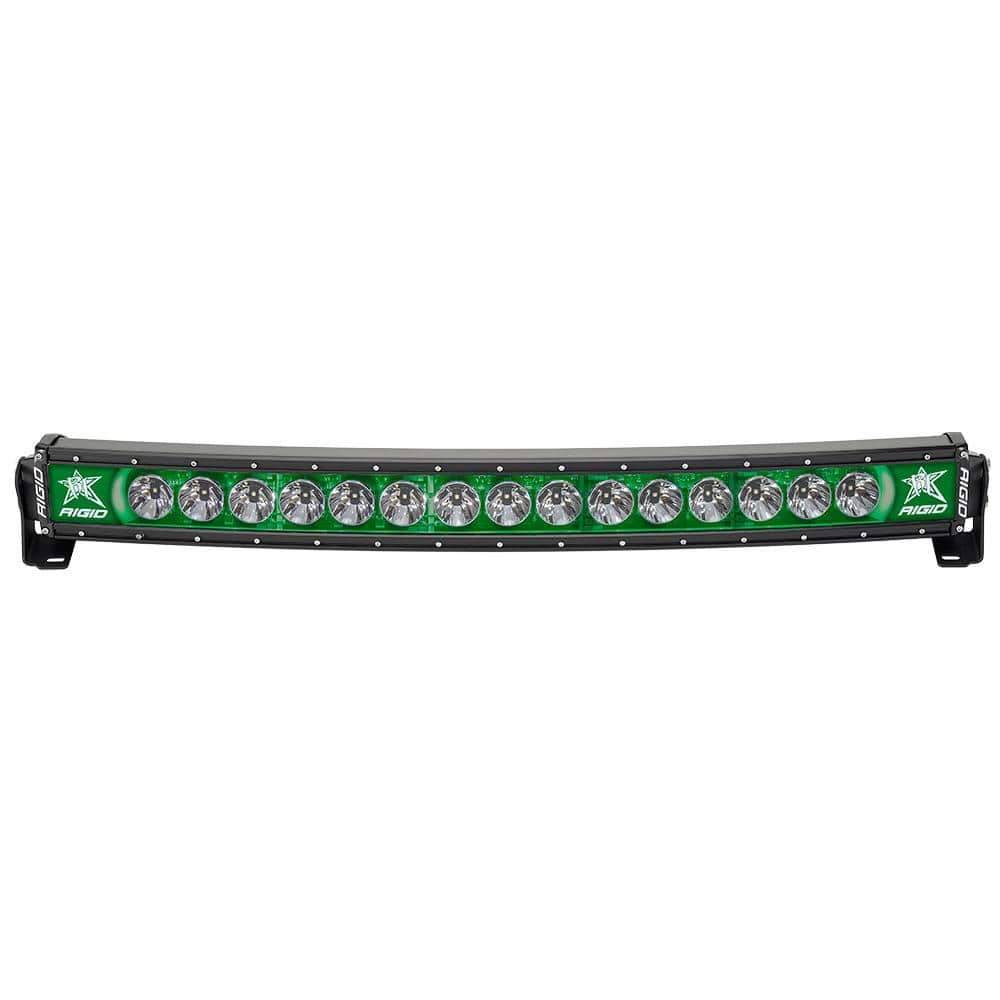 RIGID Industries Qualifies for Free Shipping RIGID Radiance Plus 30" Curved Green Backlight #33003