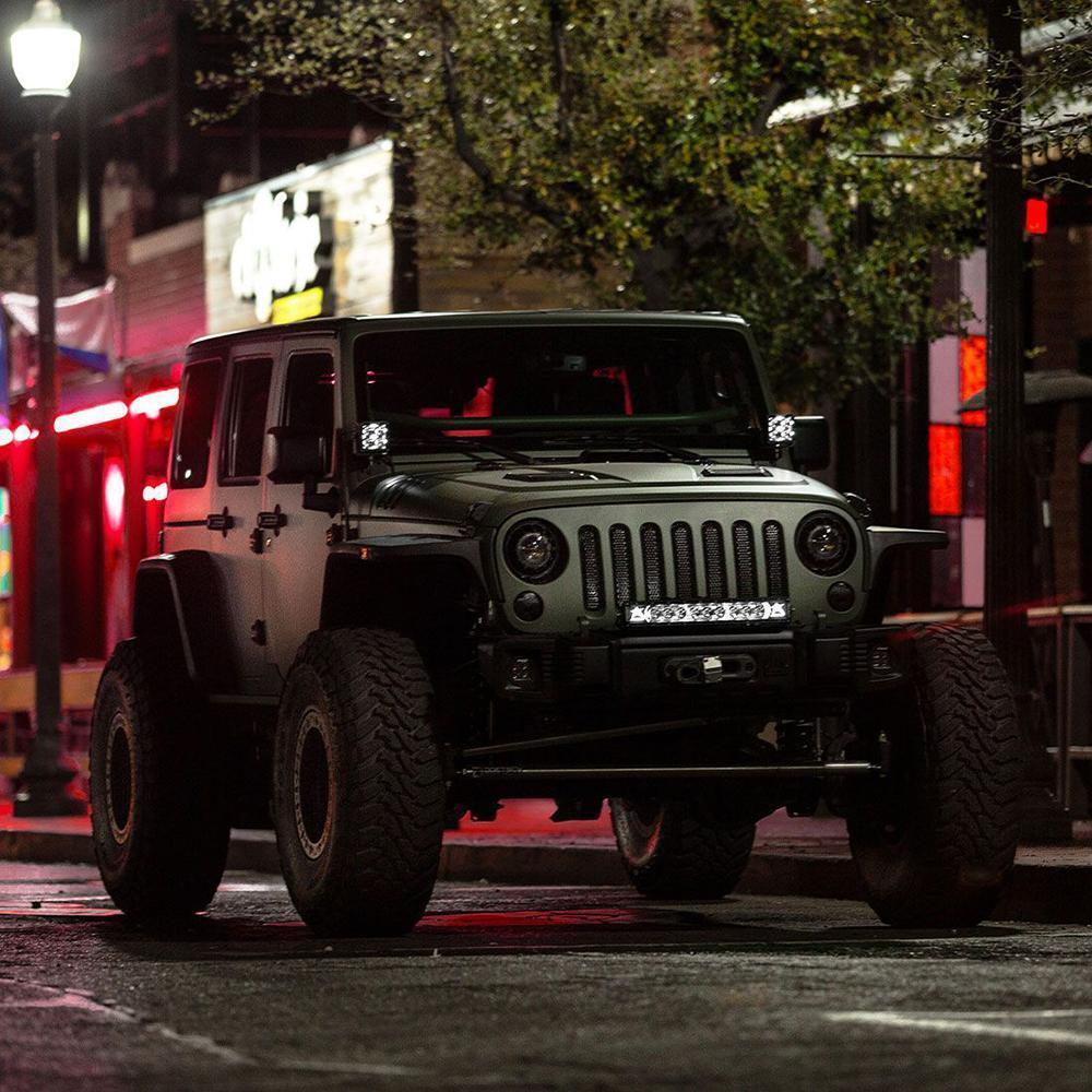 RIGID Radiance Pod XL Black Case with Red Backlight Pair #32203