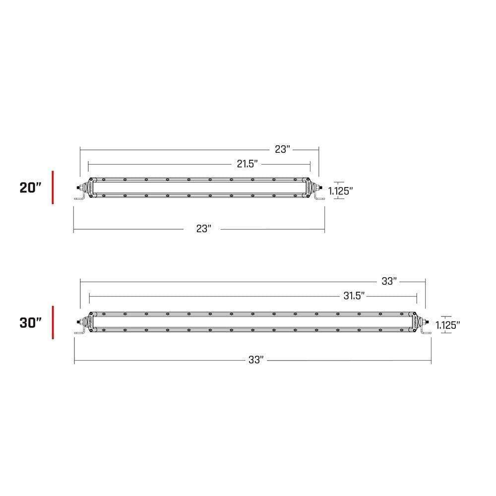 RIGID SAE Compliant SR-SRS 30" Light Bar Black #930413