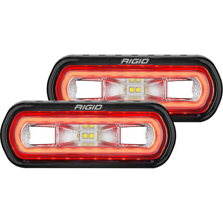 RIGID Industries Qualifies for Free Shipping RIGID SR-L Series Spreader Red Halo Pair #53122