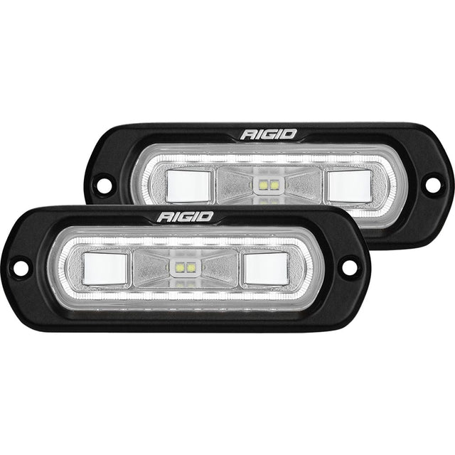 RIGID Industries Qualifies for Free Shipping RIGID SR-L Series Spreader White Halo Pair #53220