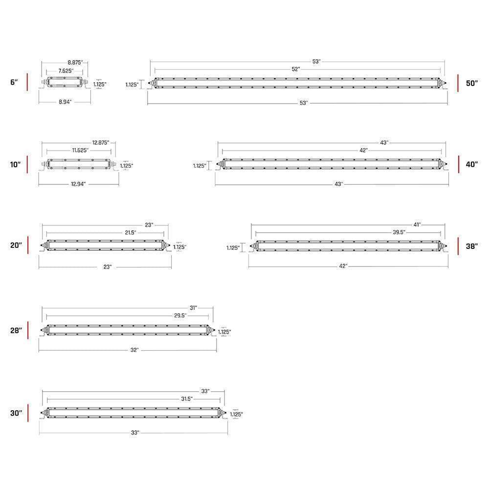 RIGID Industries Qualifies for Free Shipping RIGID SR-Series Pro 6" Diffused Lightbar #906513