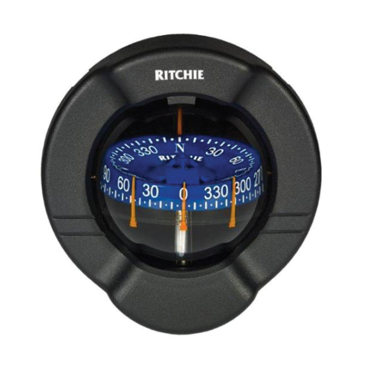 Ritchie Compass Qualifies for Free Shipping Ritchie Compass Venture Bulkhead Mount Compass CombiDial Black with Blue Dial #SR-2-1