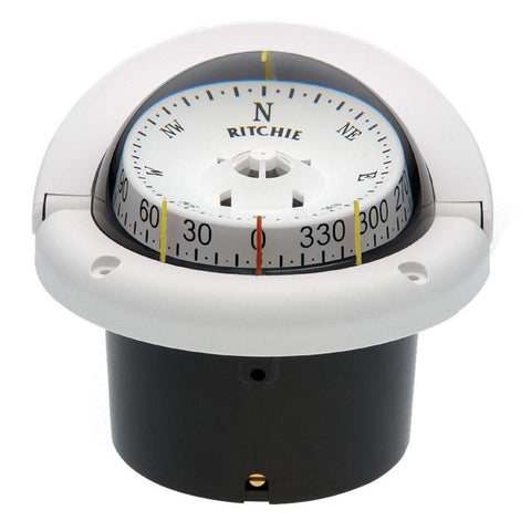 Ritchie Compass Qualifies for Free Shipping Ritchie Helmsman White #HF-743W