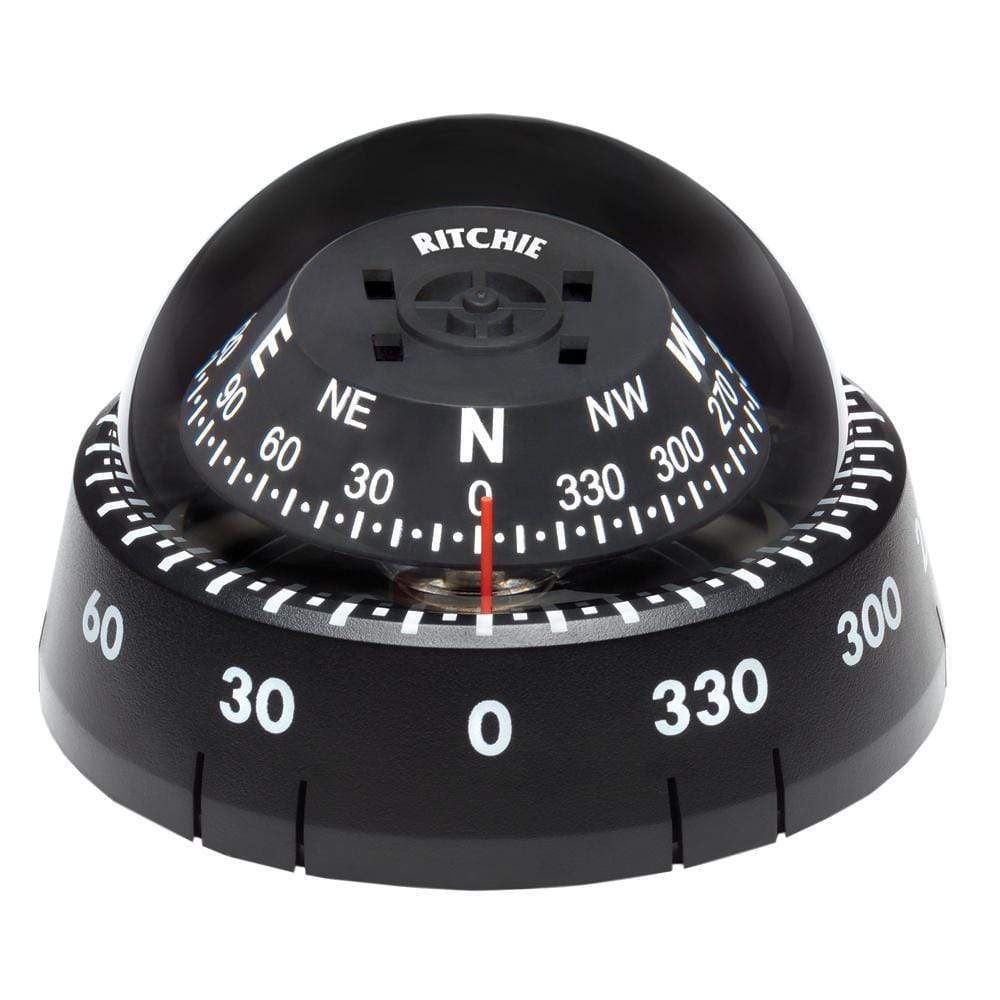 Ritchie Compass Qualifies for Free Shipping Ritchie Kayaker Surface-Mount Compass Black #XP-99