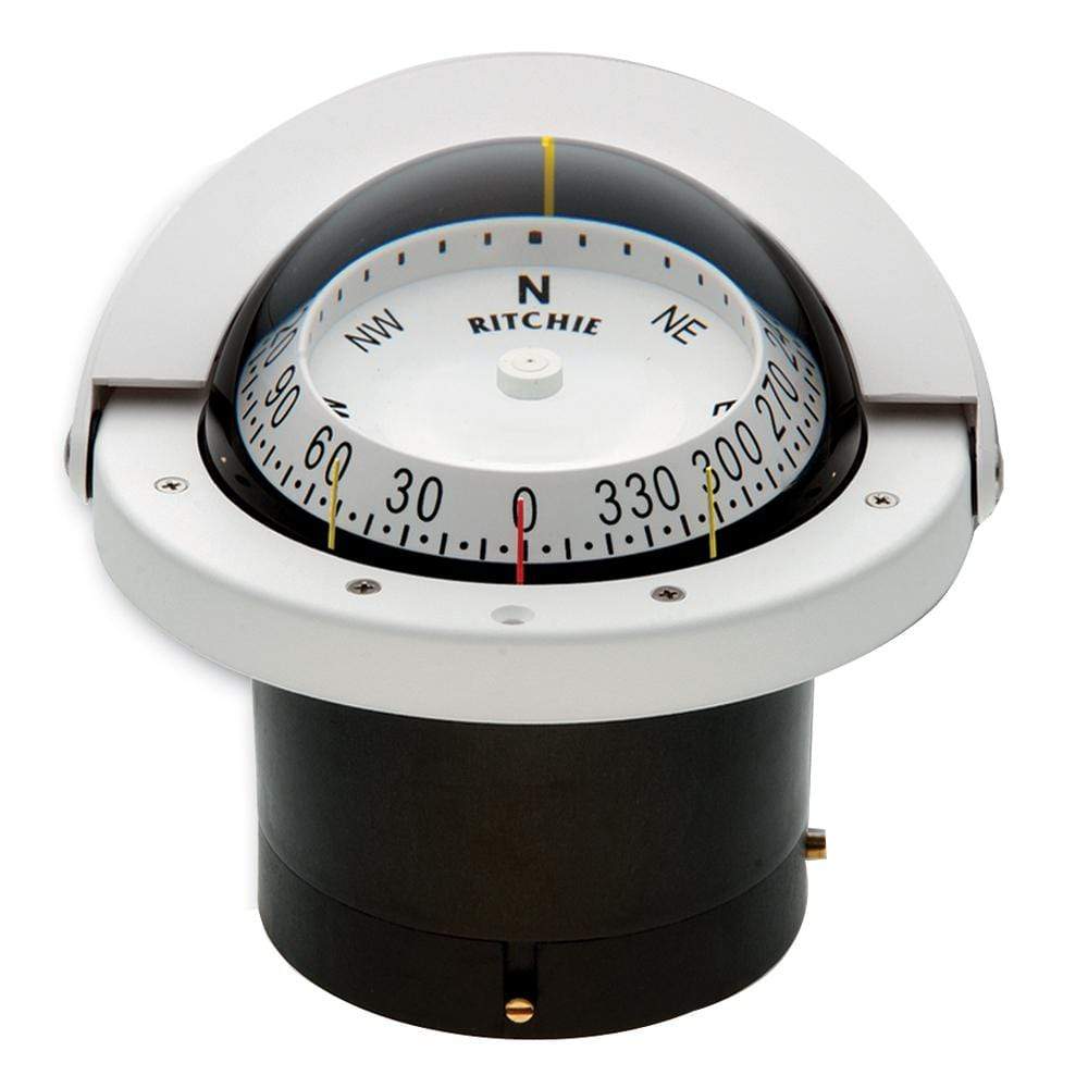 Ritchie Compass Qualifies for Free Shipping Ritchie Navigator White #FNW-203