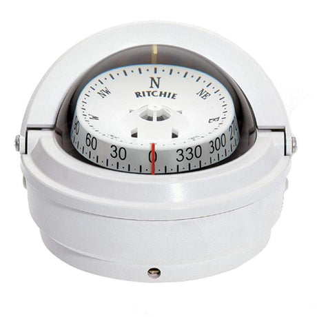 Ritchie Compass Qualifies for Free Shipping Ritchie Voyager Surface-Mount Compass White #S-87W