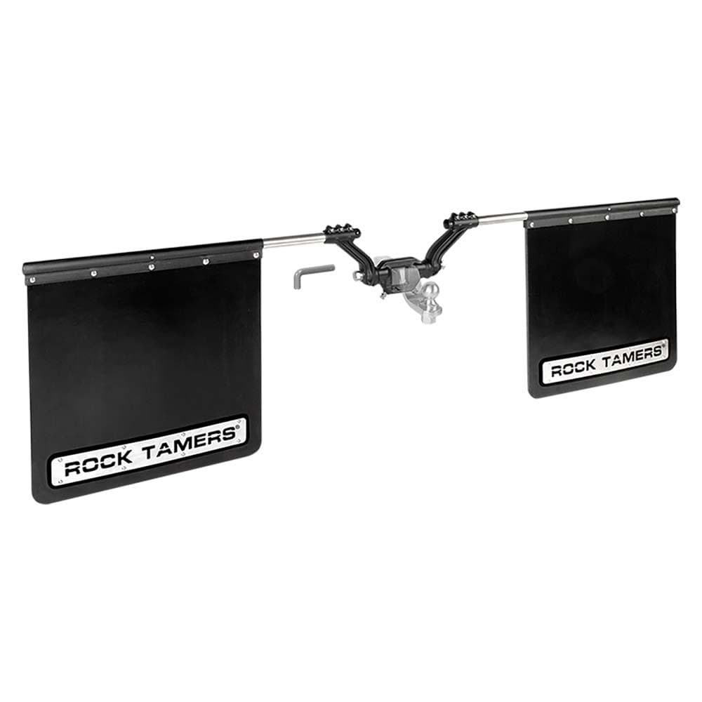 Rock Tamers Not Qualified for Free Shipping Rock Tamers 2" Hub Mudflap System Matte Black/SS #00108
