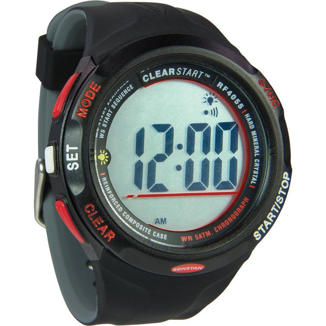 Ronstan Qualifies for Free Shipping Ronstan Clear Start 50mm Watch Black/Grey #RF4055A