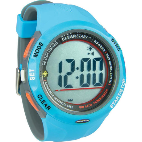 Ronstan Qualifies for Free Shipping Ronstan Clear Start 50mm Watch Blue/Grey #RF4055B