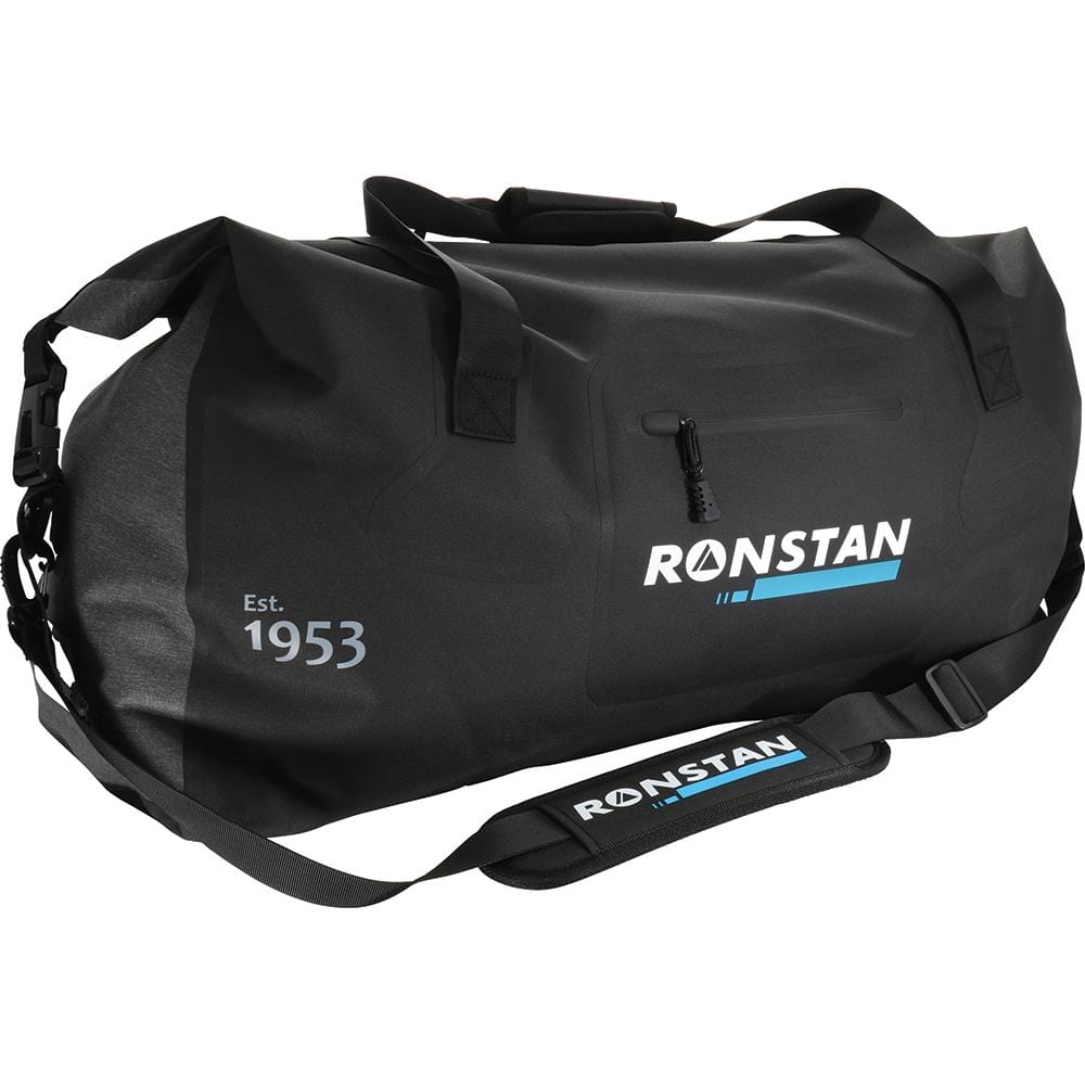 Ronstan Qualifies for Free Shipping Ronstan Dry Roll Top 55L Crew Bag Black & Grey #RF4015