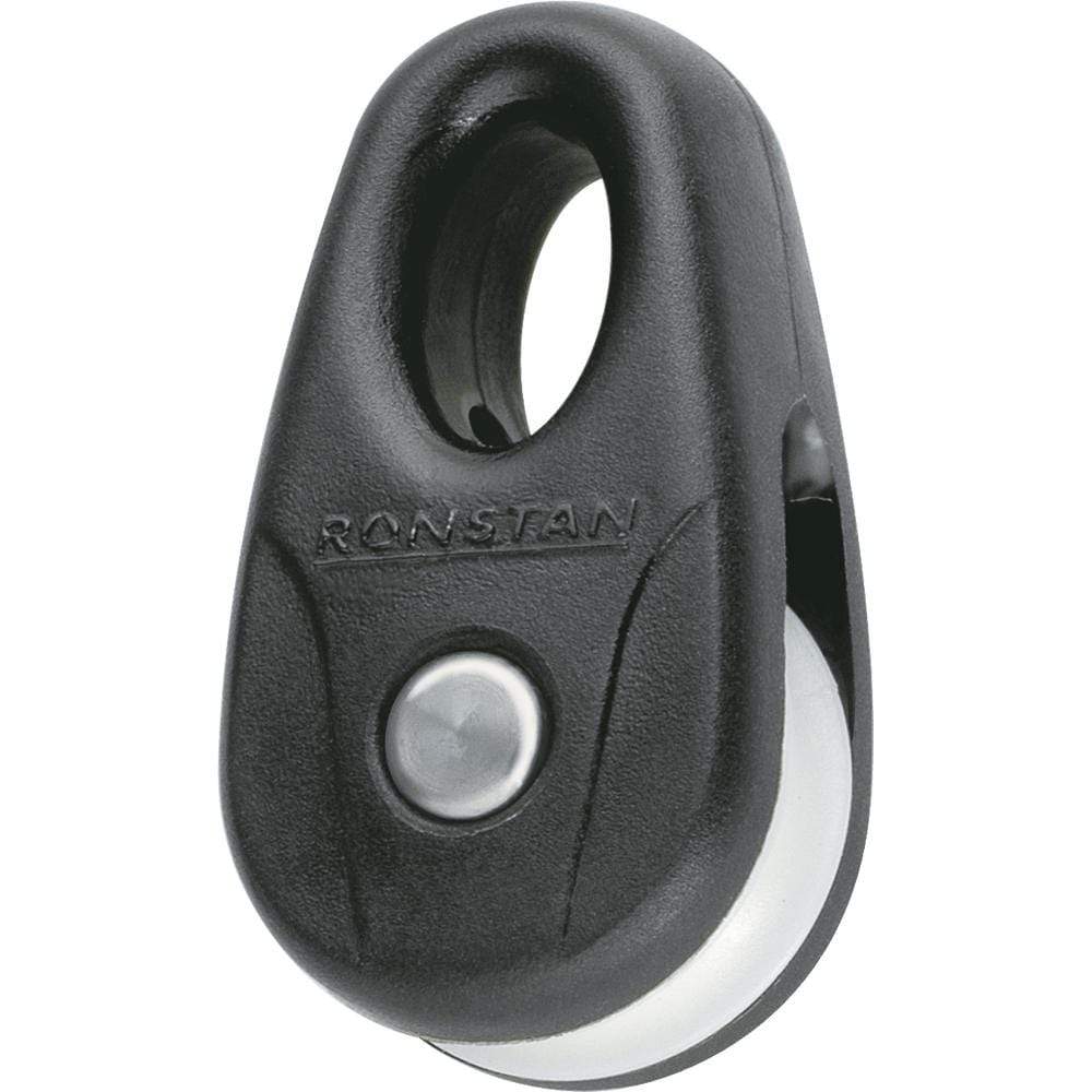 Ronstan Qualifies for Free Shipping Ronstan Kite Block Black with White Sheave Pair #RF13101-2