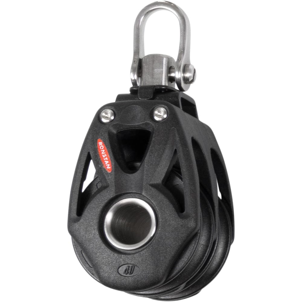 Ronstan Qualifies for Free Shipping Ronstan Series 40 Orbit BB Double Block with Swivel & Shackle #RF48200