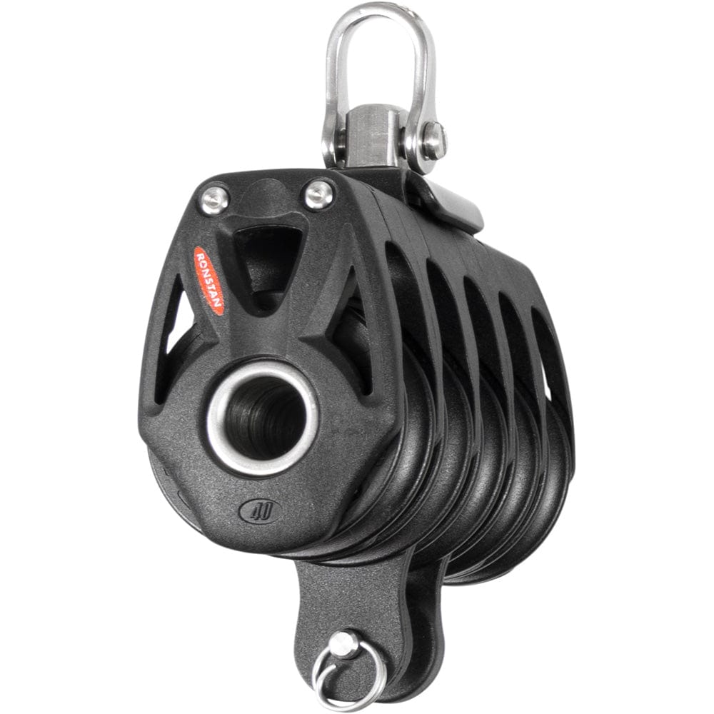 Ronstan Qualifies for Free Shipping Ronstan Series 40 Orbit BB Quin Block with Becket #RF48510