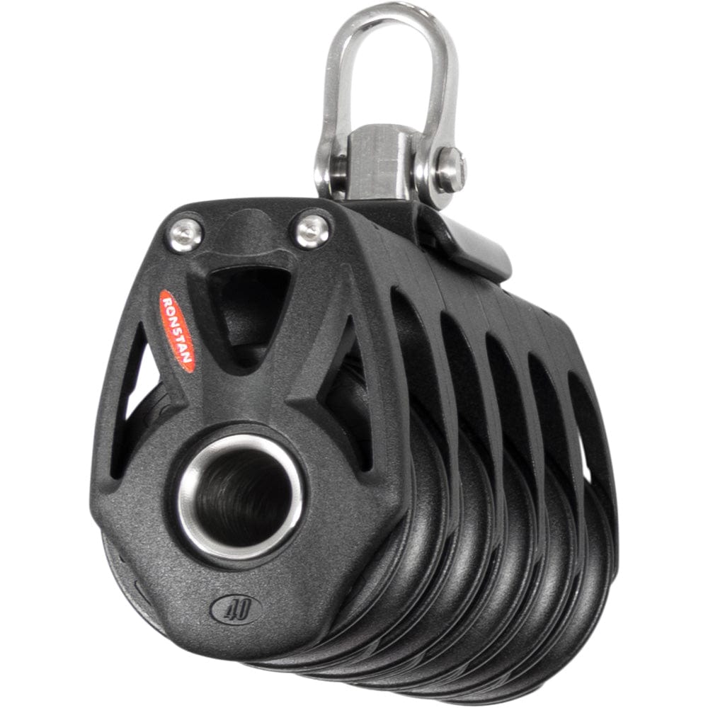 Ronstan Qualifies for Free Shipping Ronstan Series 40 Orbit BB Quin Block with Swivel Shackle #RF48500