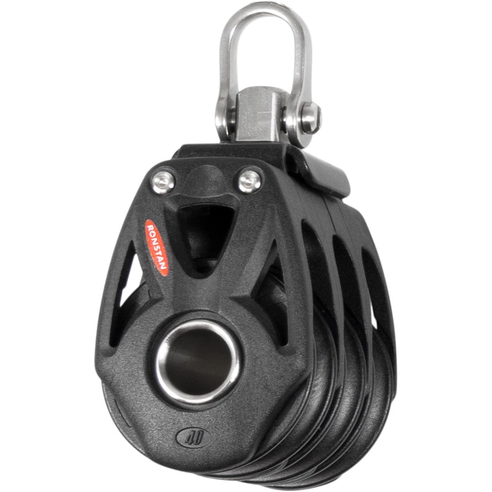Ronstan Qualifies for Free Shipping Ronstan Series 40 Orbit BB Triple Block with Swivel Shackle #RF48300
