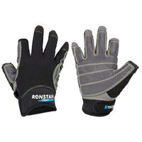 Ronstan Qualifies for Free Shipping Ronstan Sticky Race Glove 3 Finger Black 2XL #CL740XXL