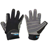 Ronstan Qualifies for Free Shipping Ronstan Sticky Race Glove 3 Finger Black 2XS #CL740XXS