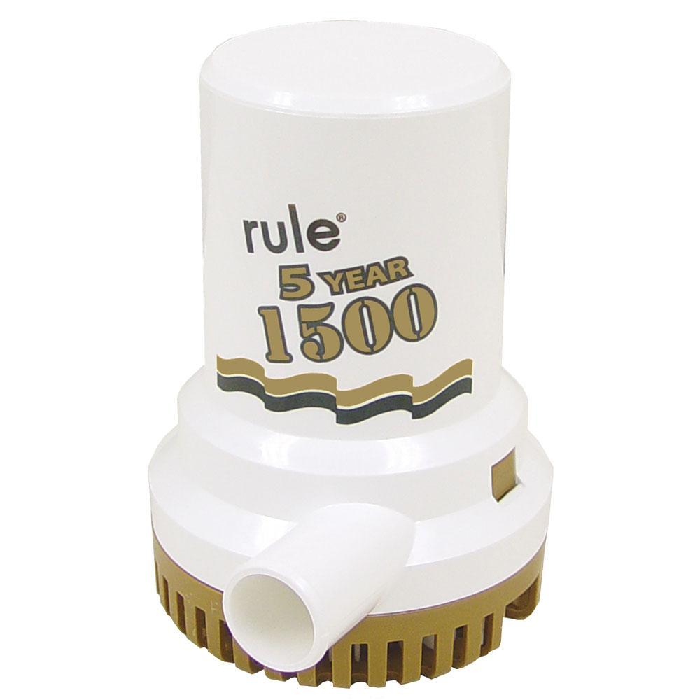 Rule Qualifies for Free Shipping Rule 1500 GPH Gold Series Bilge Pump #04