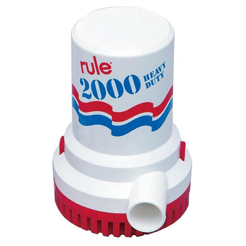 Rule Qualifies for Free Shipping Rule 2000 GPH Non-Automatic Bilge Pump 32v #11