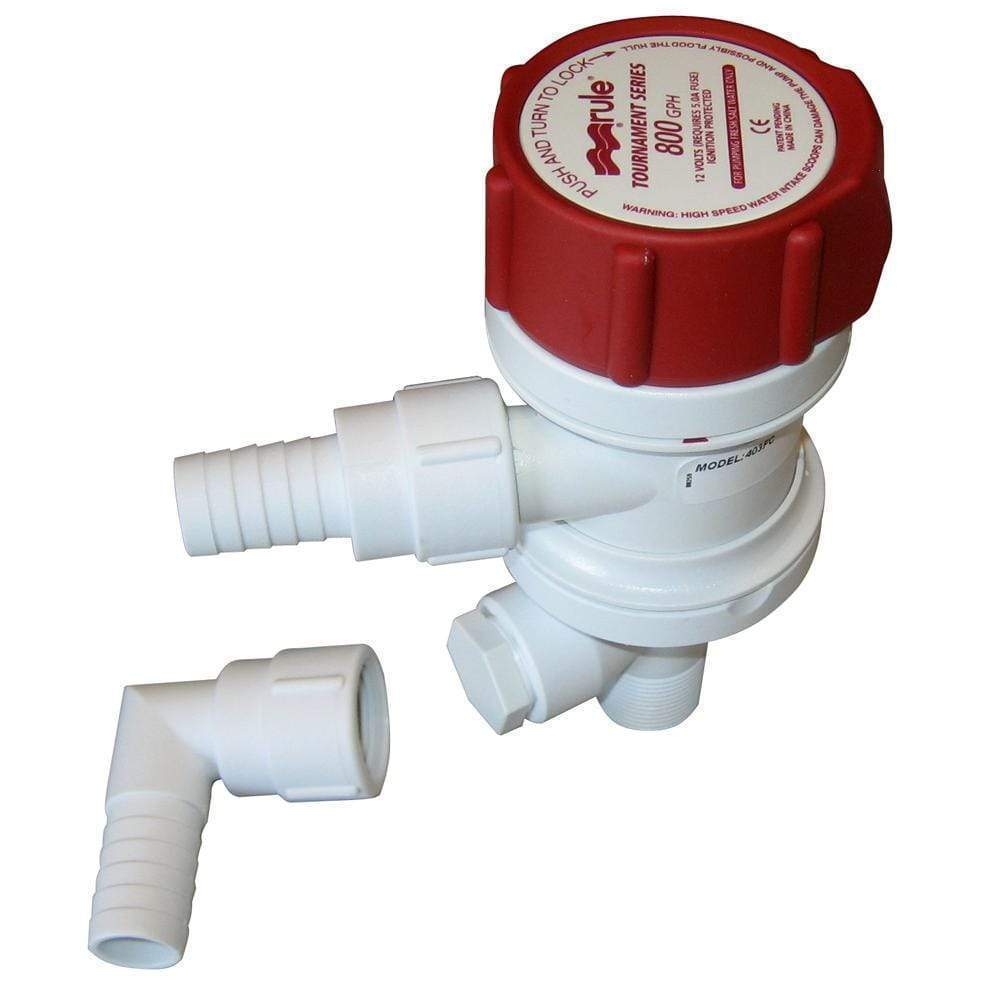 Rule Qualifies for Free Shipping Rule FC Tournament Series 800 GPH Livewell/Aerator Seacock Inlet #403FC