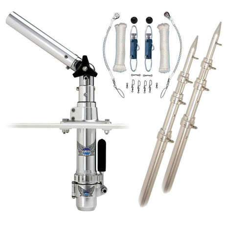 Rupp Marine Not Qualified for Free Shipping Rupp Classic Top Gun Outrigger Kit w/15' Poles & Rigging #RAD-TPGN-15T