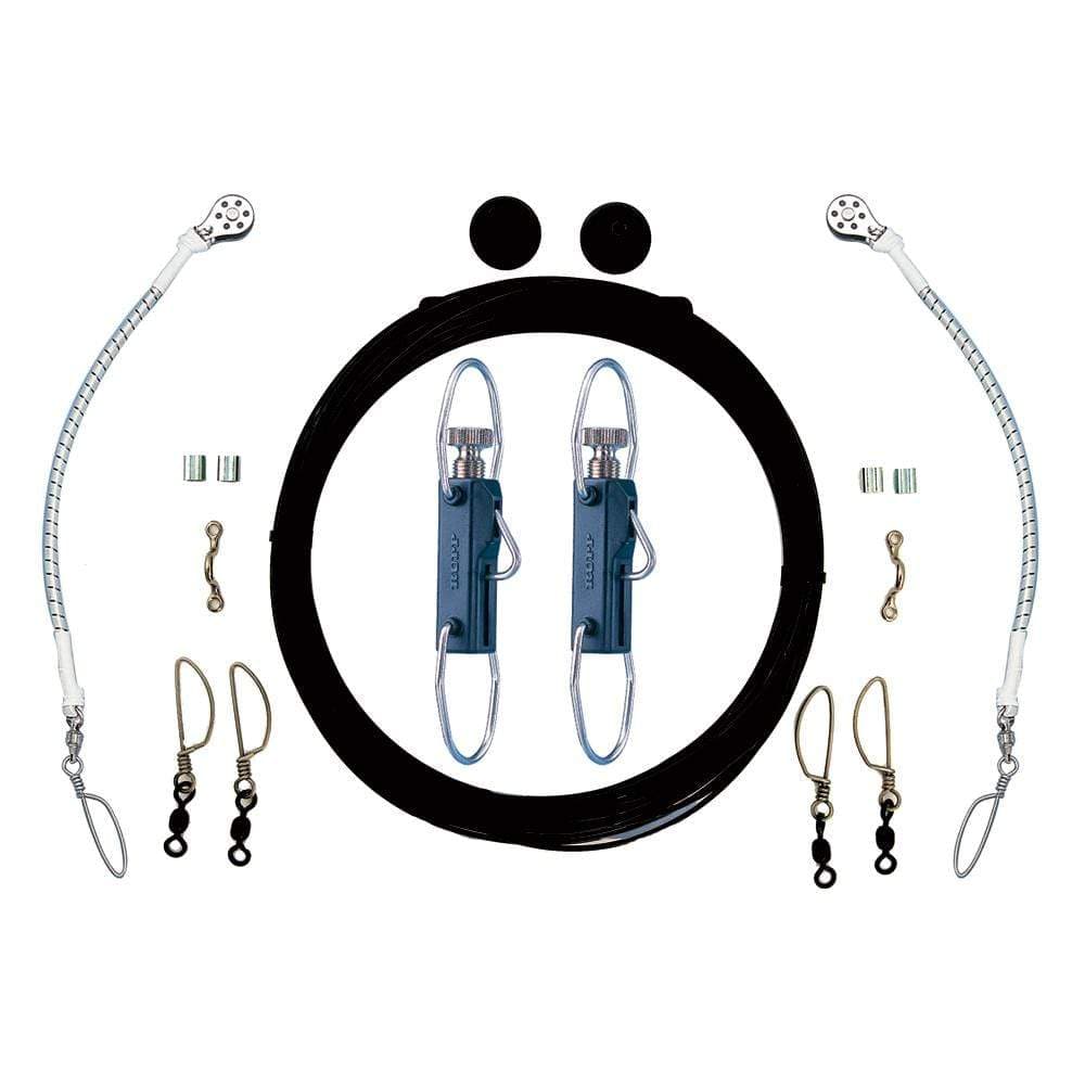 Rupp Marine Qualifies for Free Shipping Rupp Single Rigging Kit with Klickers Black Mono 160' #CA-0110-MO