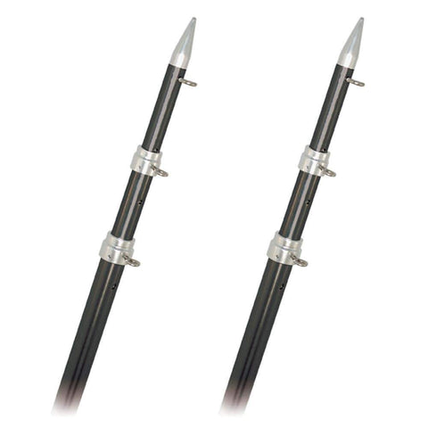 Rupp Marine Oversized - Not Qualified for Free Shipping Rupp Top Gun 18' Fixed Length Outrigger Poles Carbon Fiber #A0-1800-CF