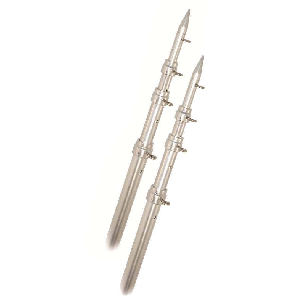 Rupp Marine Oversized - Not Qualified for Free Shipping Rupp Top Gun 18' Telescoping Outrigger Poles Aluminum #A0-1800-TEL