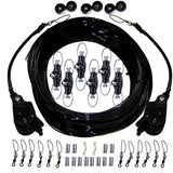 Rupp Marine Qualifies for Free Shipping Rupp Triple Rigging Kit Lok-Ups 3-pr Nokouts/Hardware #CA-0160-MO