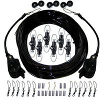 Rupp Marine Qualifies for Free Shipping Rupp Triple Rigging Kit Lok-Ups 3-pr Nokouts/Hardware #CA-0160-MO
