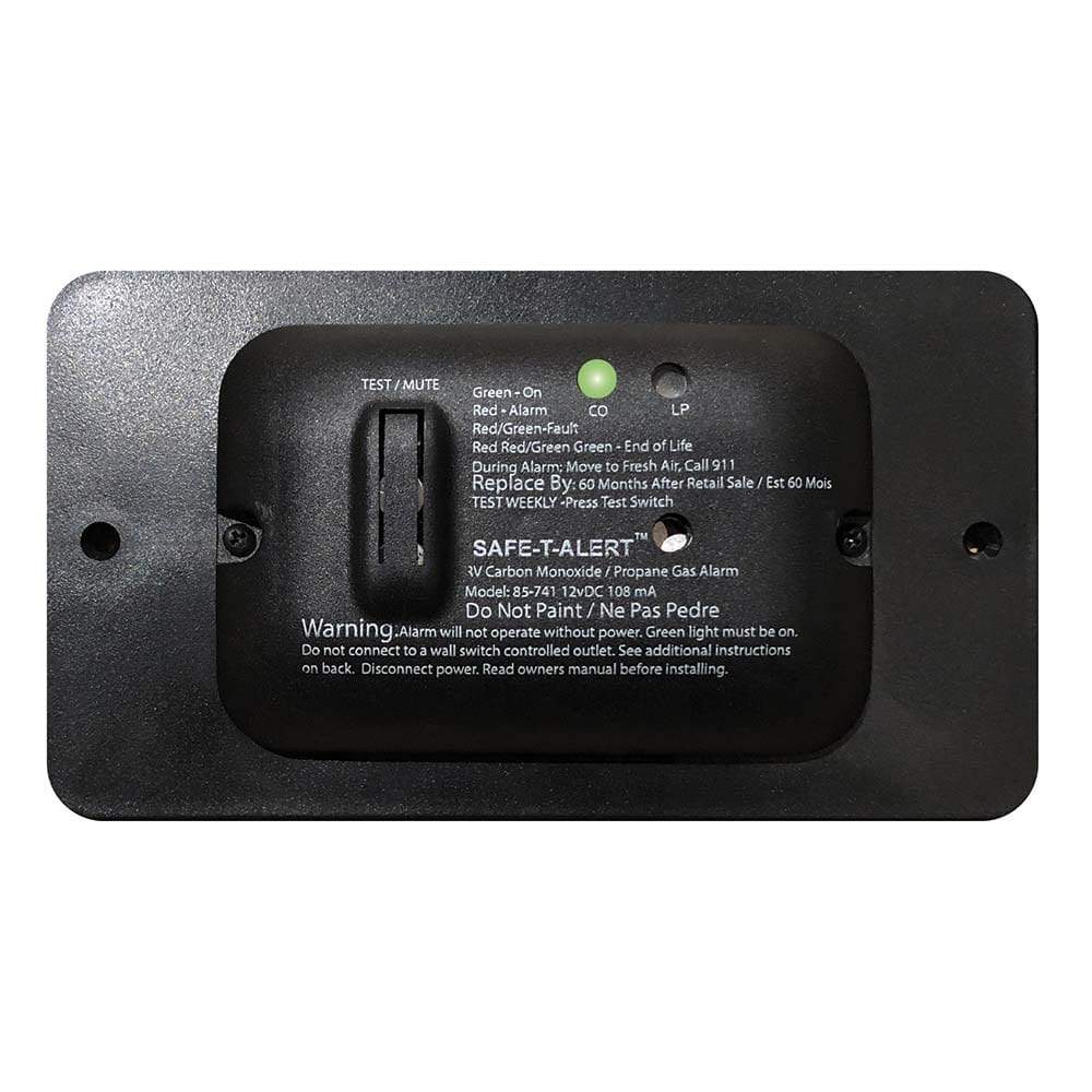 Safe-T-Alert Qualifies for Free Shipping Safe-T-Alert 85 Series Black Carbon Monoxide Propane Gas #85-741-BL