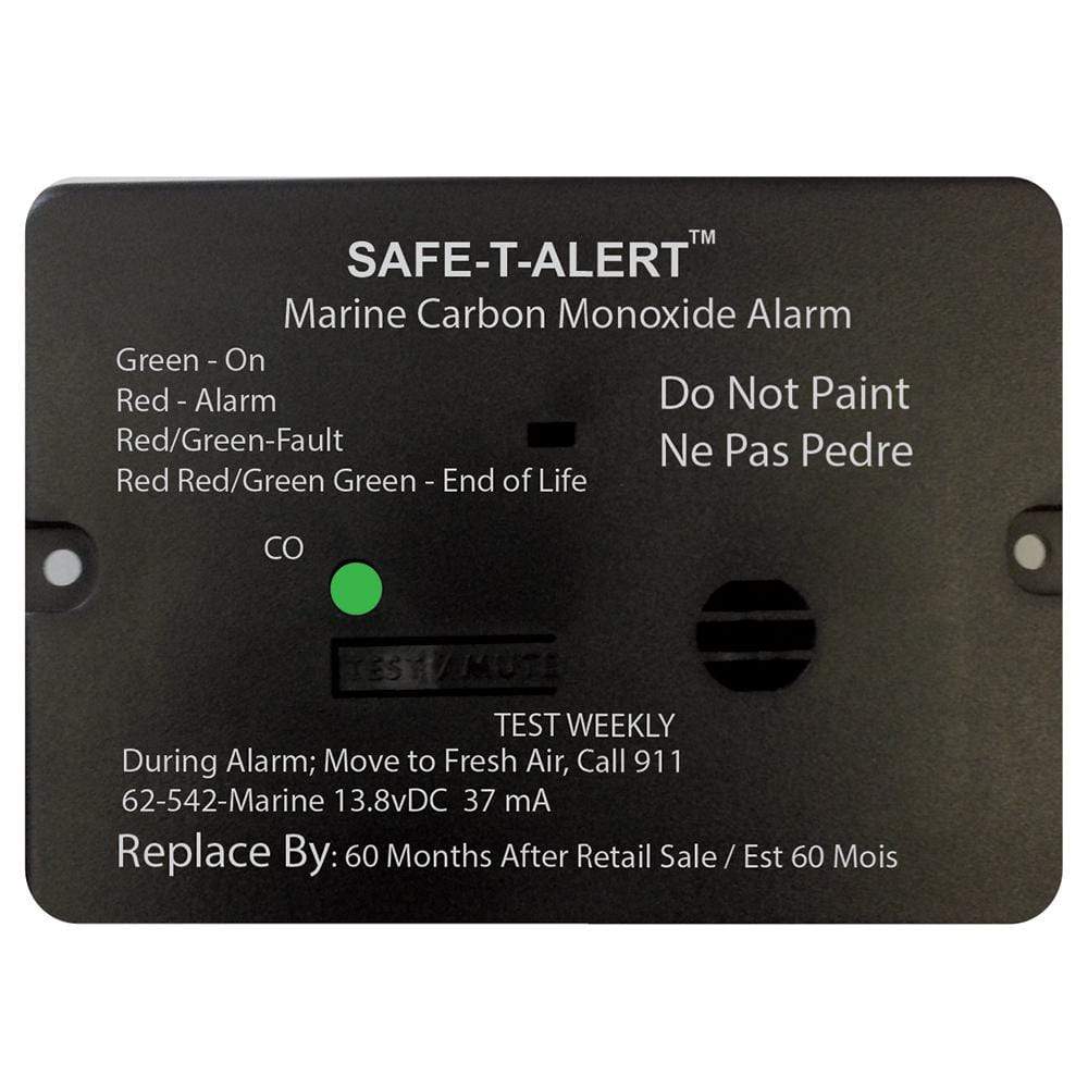Safe-T-Alert Qualifies for Free Shipping Safe-T-Alert Black Carbon Monoxide 12v with Relay #62-542-R-MARINE-BL