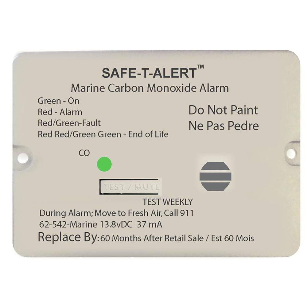 Safe-T-Alert Qualifies for Free Shipping Safe-T-Alert Carbon Monoxide Alarm 12v Flush-Mount #62-542-MARINE