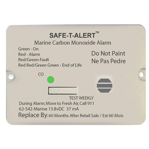 Safe-T-Alert Qualifies for Free Shipping Safe-T-Alert Carbon Monoxide Alarm 12v Flush-Mount #62-542-MARINE