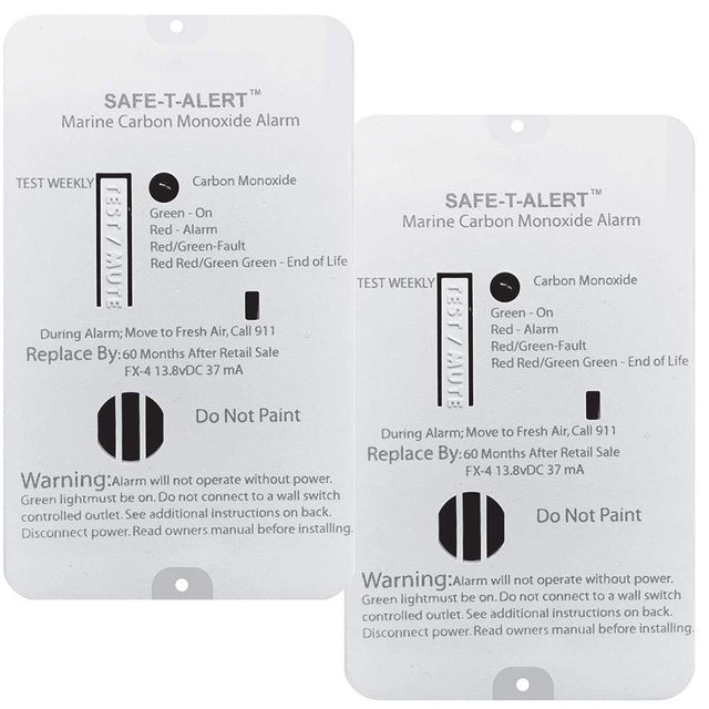 Safe-T-Alert Qualifies for Free Shipping Safe-T-Alert FX-4 Carbon Monoxide Alarm 2-pk #FX-4MARINE2-PACK