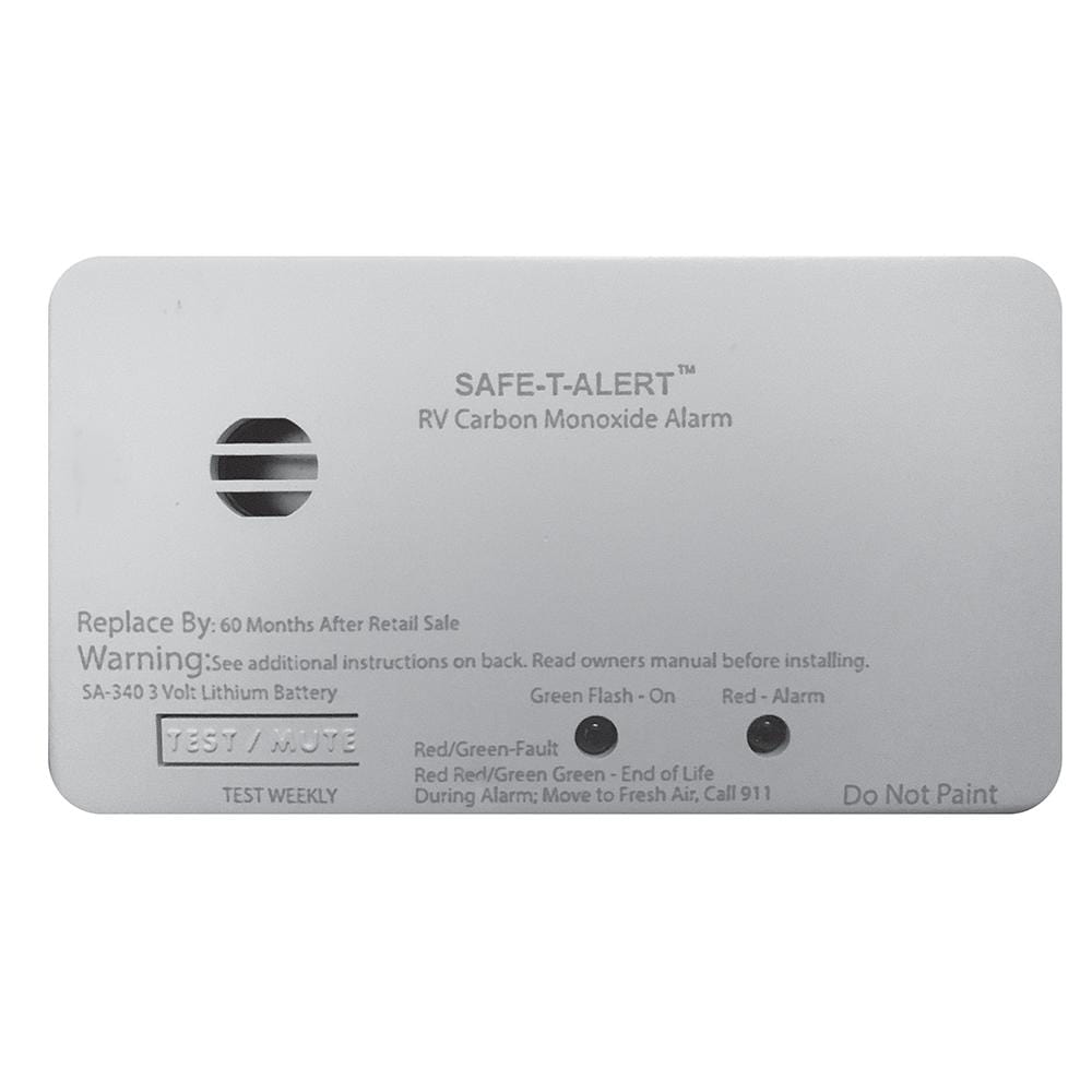Safe-T-Alert Qualifies for Free Shipping Safe-T-Alert SA-340 White RV Battery Powered Co2 Detector #SA-340-WT