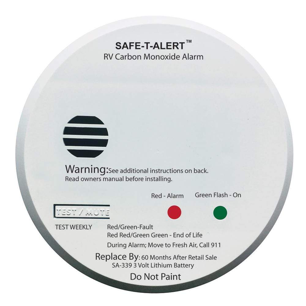 Safe-T-Alert Qualifies for Free Shipping Safe-T-Alert White RV Battery Powered Co2 Detector #SA-339-WHT