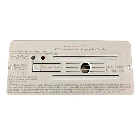 Safe-T-Alert Qualifies for Free Shipping Safe-T-AlertCombo CO2 Propane Alarm White Flush-Mount #35-742-WHT