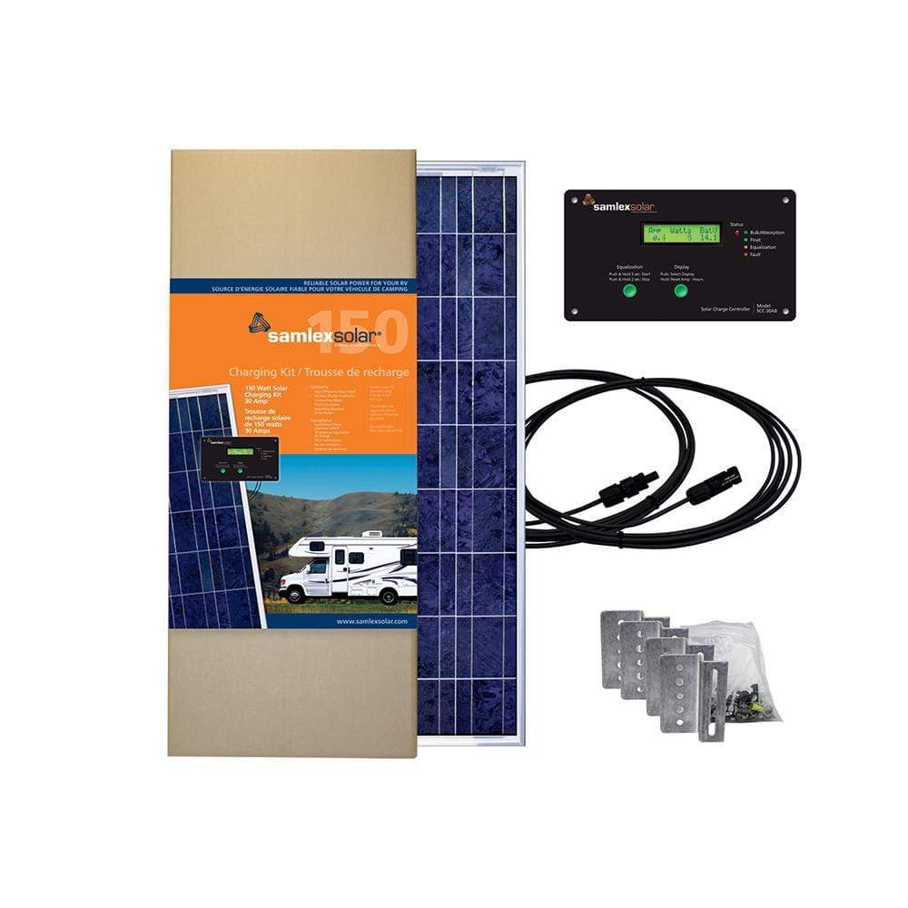 Samlex America Oversized - Not Qualified for Free Shipping Samlex 150w Solar Charging Kit #SRV-150-30A