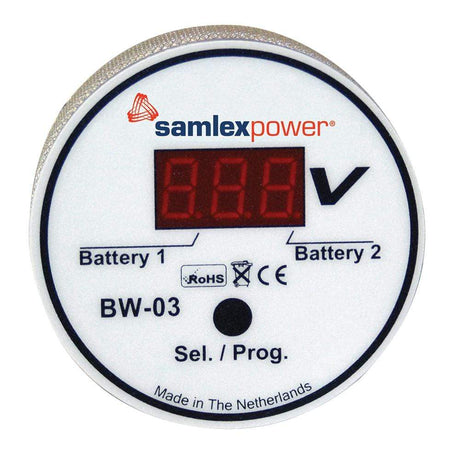 Samlex America Qualifies for Free Shipping Samlex Dual Battery Monitor 12 or 24v Auto #BW-03