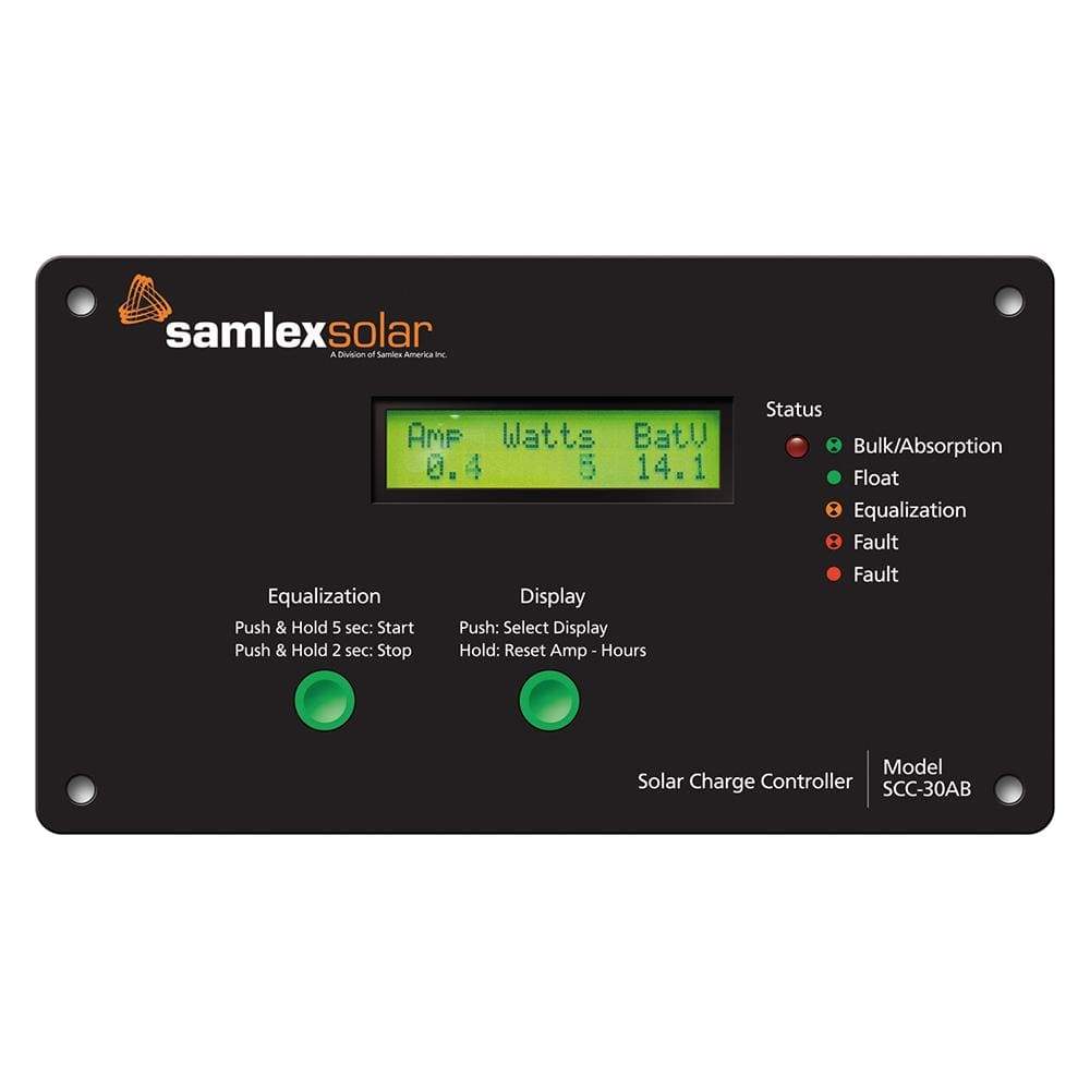 Samlex America Qualifies for Free Shipping Samlex Flush-Mount Solar Charge Controller 30a #SCC-30AB