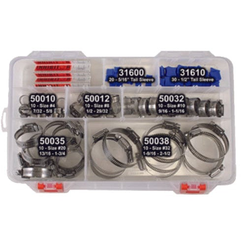 Scandvik Qualifies for Free Shipping Scandvik Breeze Hose Clamp Assortment #50105