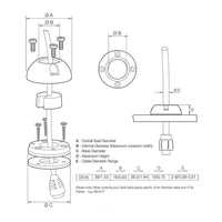 Scanstrut Mini Deck Seal Connector .63