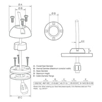Scanstrut Small Deck Seal Connector .83
