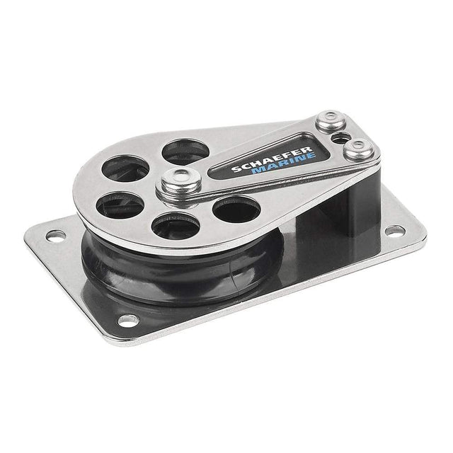 Schaefer Marine Qualifies for Free Shipping Schaefer Series 5 Flat Base Single Cheek Block Stainless #505-11